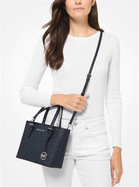 michael kors jet set shopper marine blau|Jet Set Travel Extra.